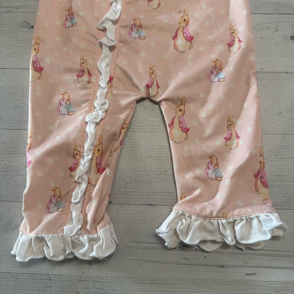 Saving‎ Grace and smocks baby girls Peter rabbit one piece romper 12 months